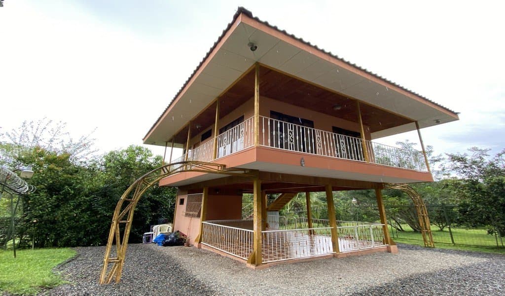 0.54 ACRES 2 Storey 3 bedroom Home On A 100 % Flat Property With Tons Of Fruit Trees Right Next To A River! photo 3