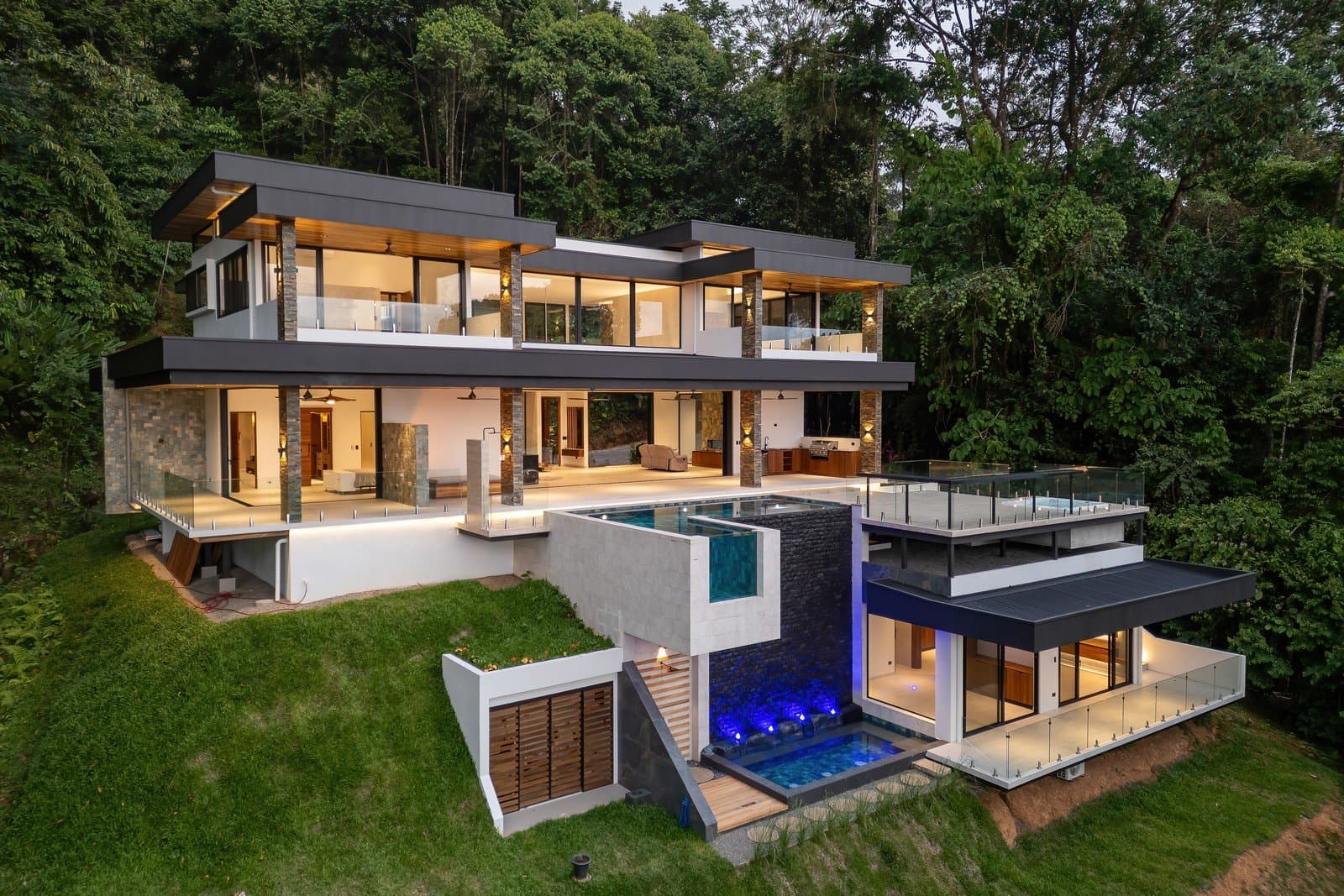 3 ACRES – 5 Bedroom Brand New Luxury Ocean View Home Located In Costa Verde Estates!