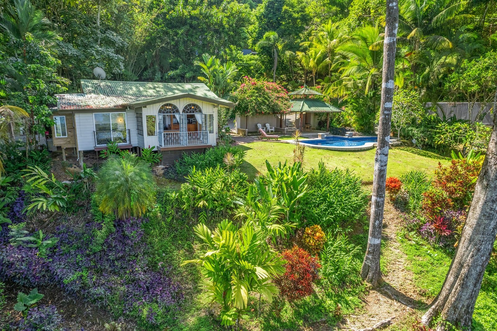 1.6 ACRES 3 Bedroom Ocean And Mountain View Home With Pool, Public Road Frontage, ASADA Water, Room To Expand!