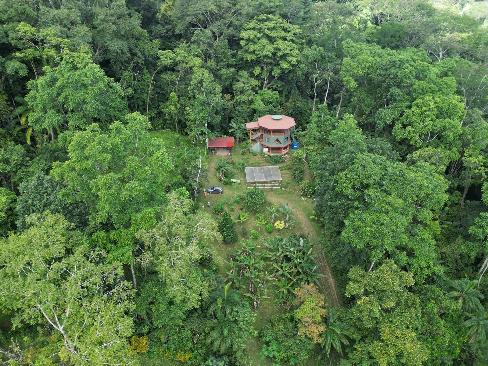 2.94 ACRES – 2 Bedroom Octagonal Home with Waterfall Views, Three 1-Bedroom Guest Cabins, Fruit Forest, river and Yoga Deck! property photo 4 in Costa Rica