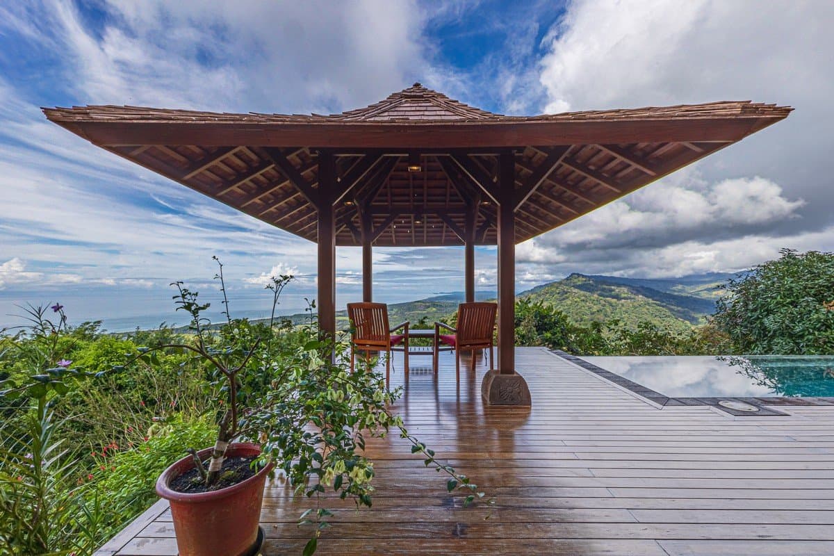 1.37 ACRES 2 Bedroom Bali Style Home With Pool And THE BEST Ocean View! property photo 4 in Costa Rica