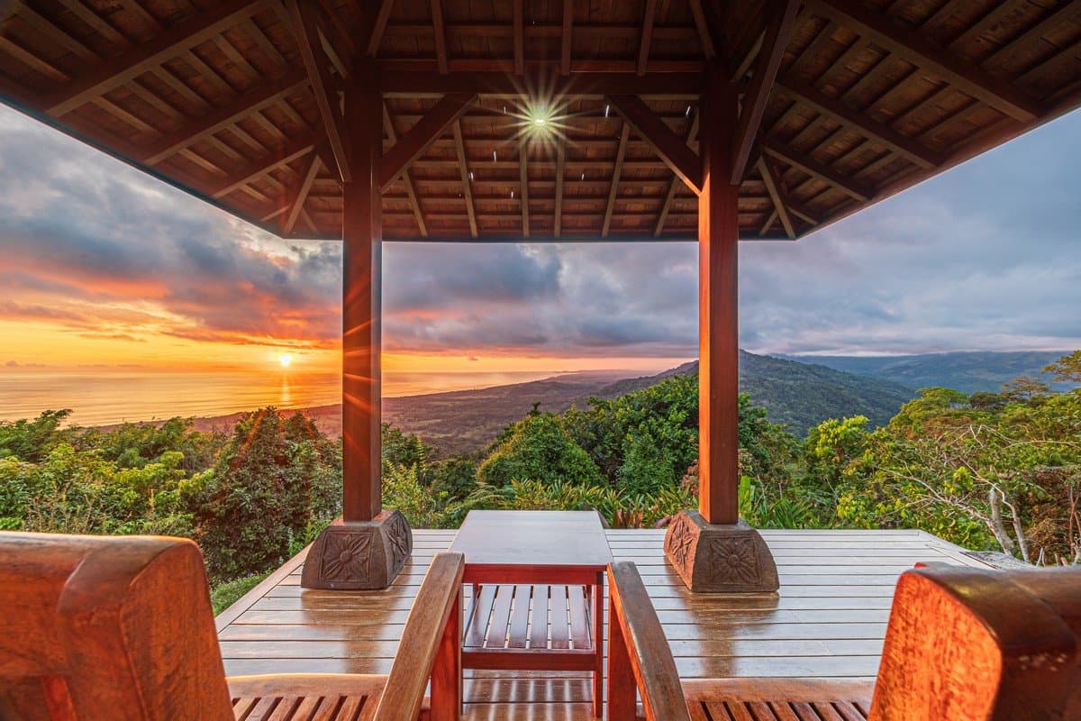 1.37 ACRES 2 Bedroom Bali Style Home With Pool And THE BEST Ocean View! photo 1