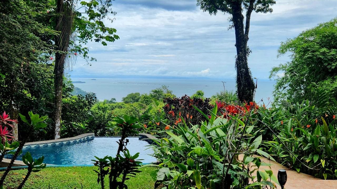 Whale’s Tail Ocean View Estate with Extra Lot in Uvita