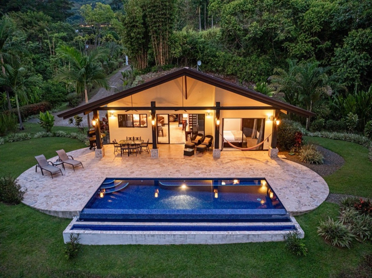 2 ACRES 2 Bedroom Whales Tale Ocean View Home In Costa Verde Estates Gated Community! in Dominical, Puntarenas, Costa Rica