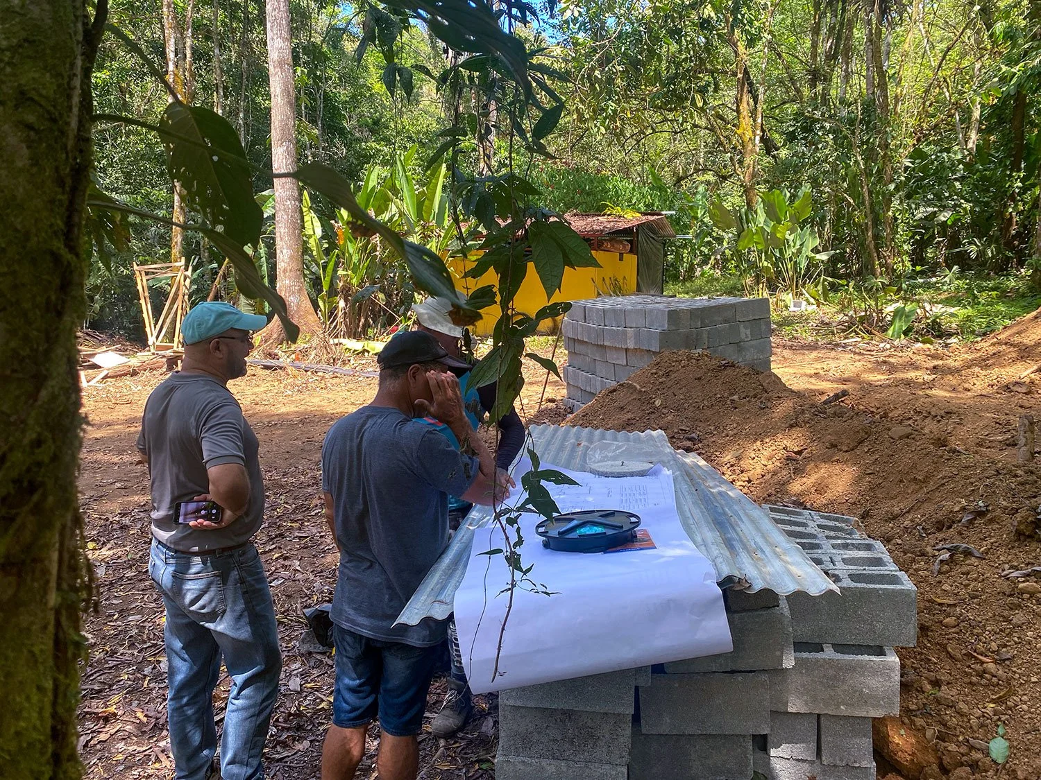 Land clearing and site prep underway at Casa Bohorica, photo 2