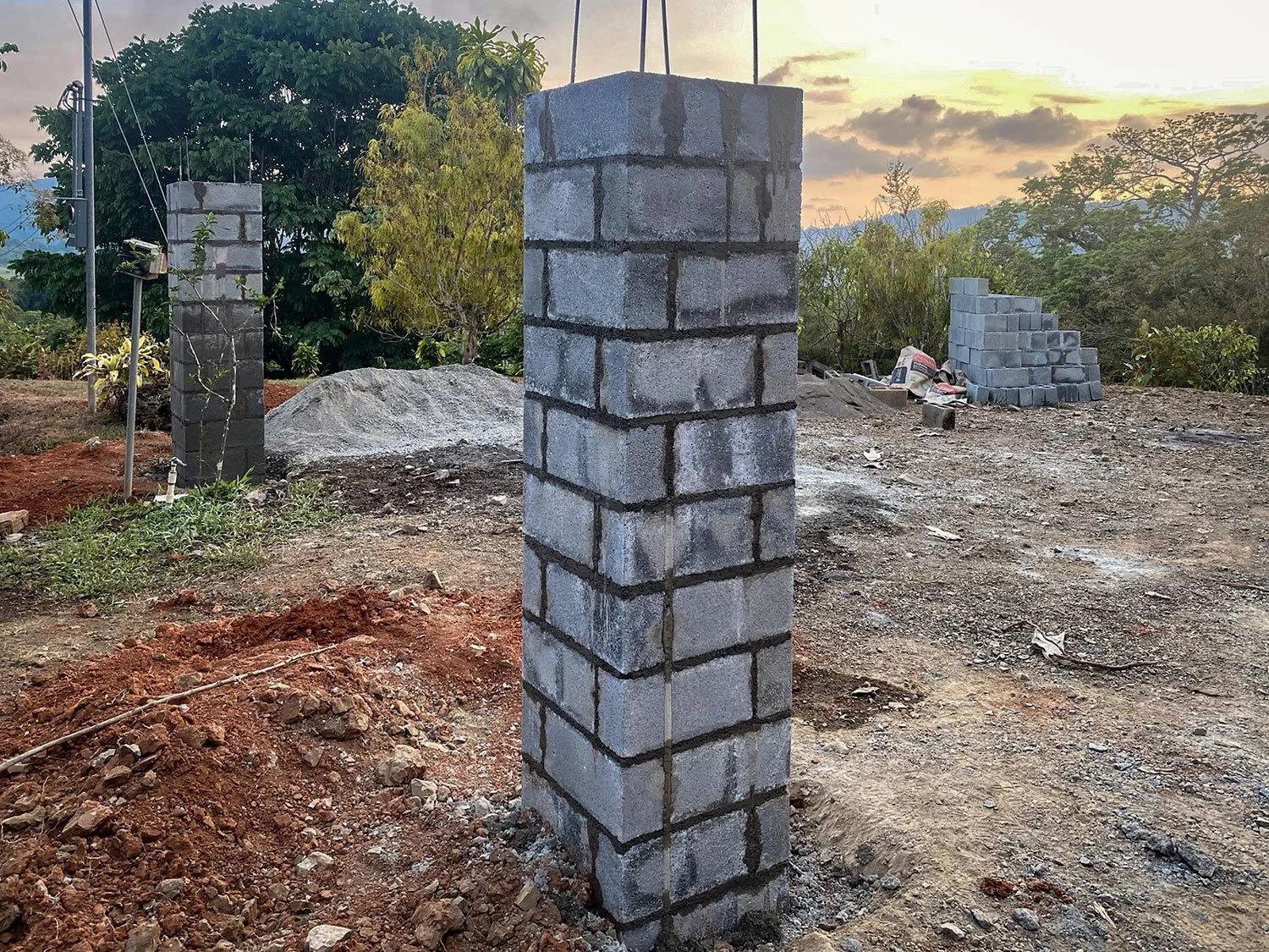 Decorative Stone Column Fence, photo 6