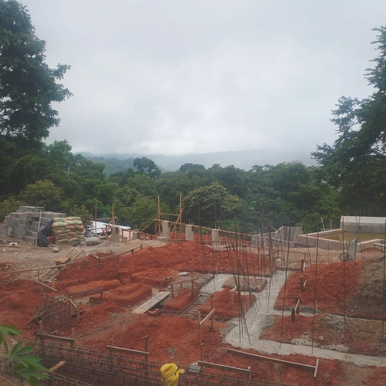 Digging and Pouring Footers - Casa Cavu, photo 4