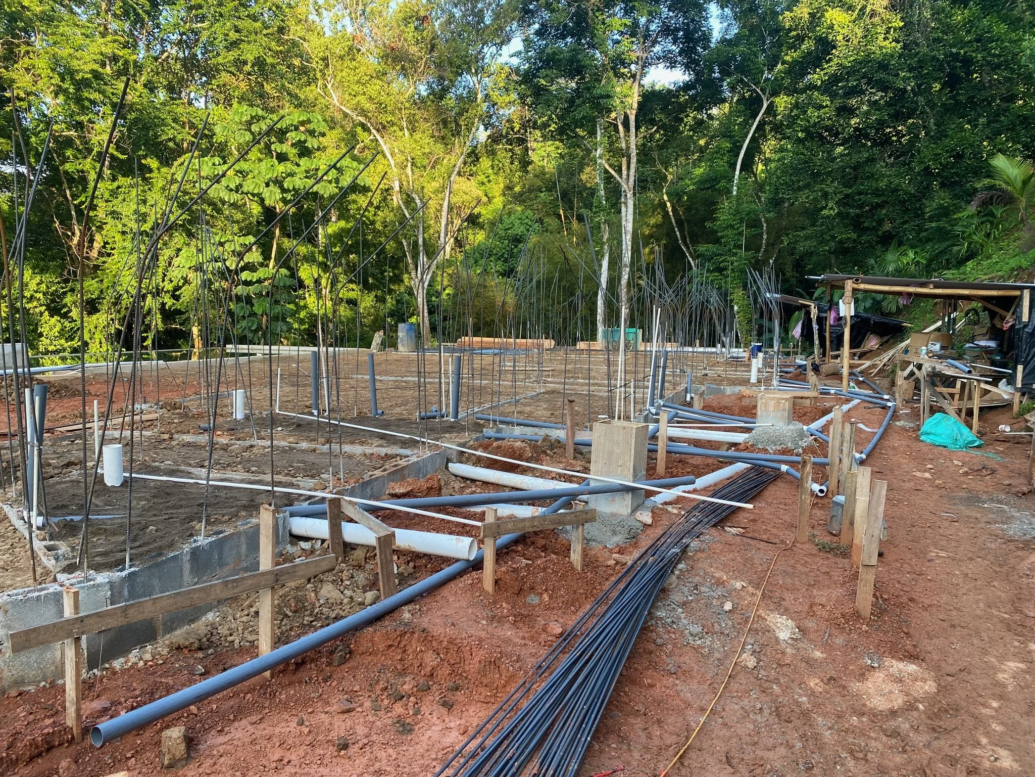 Digging and Pouring Footers - Casa Cavu, photo 10